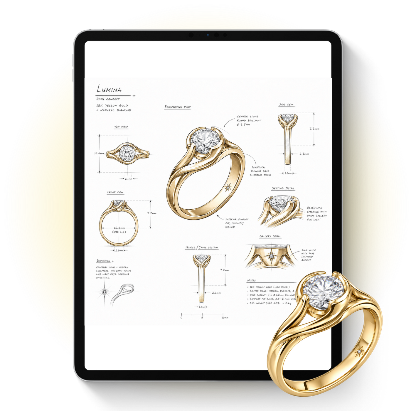 Procreate Jewelry Brushes for Faster, Realistic Design