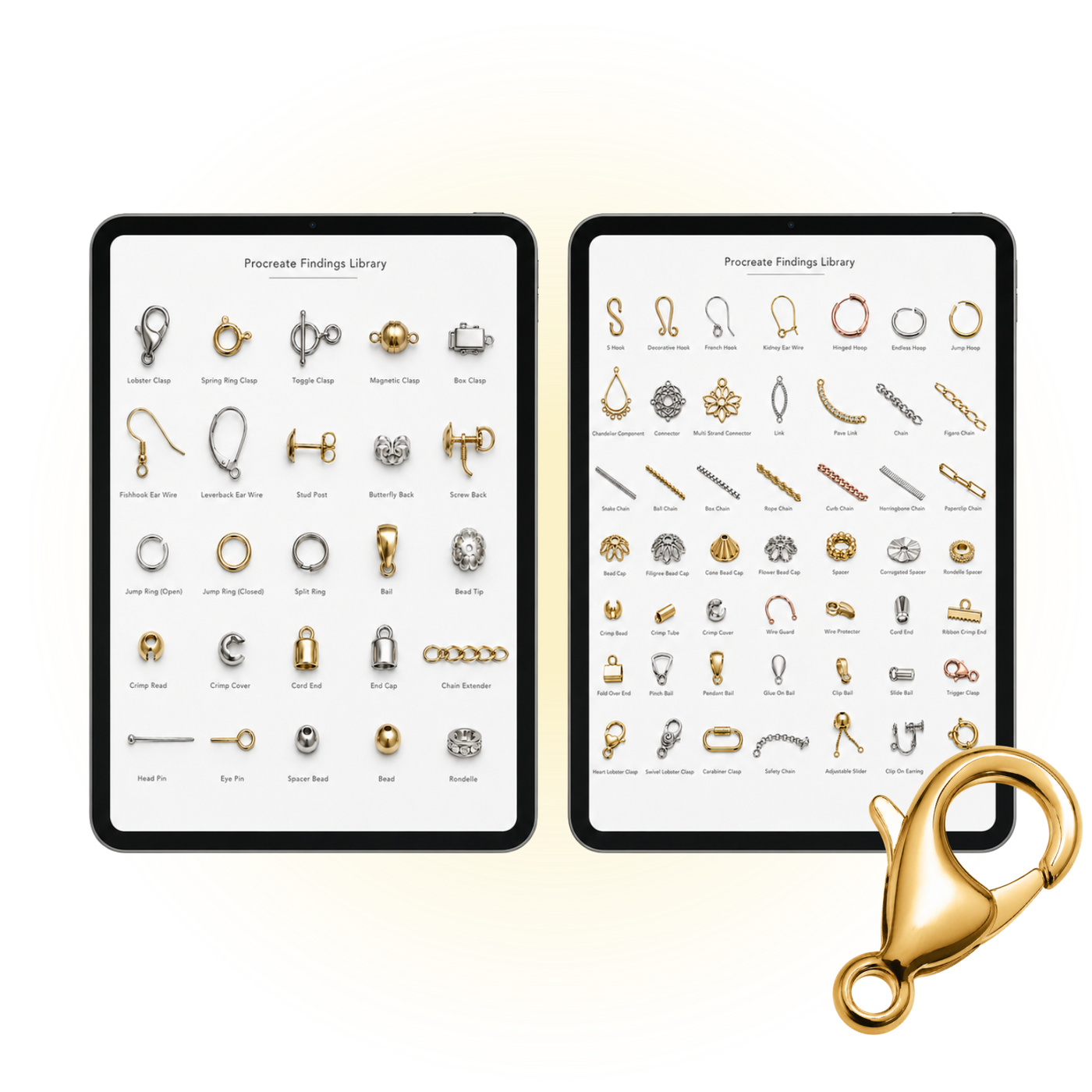 33 bonus kitchen design elements including appliances, cabinets, islands and fixtures for Procreate floor plans